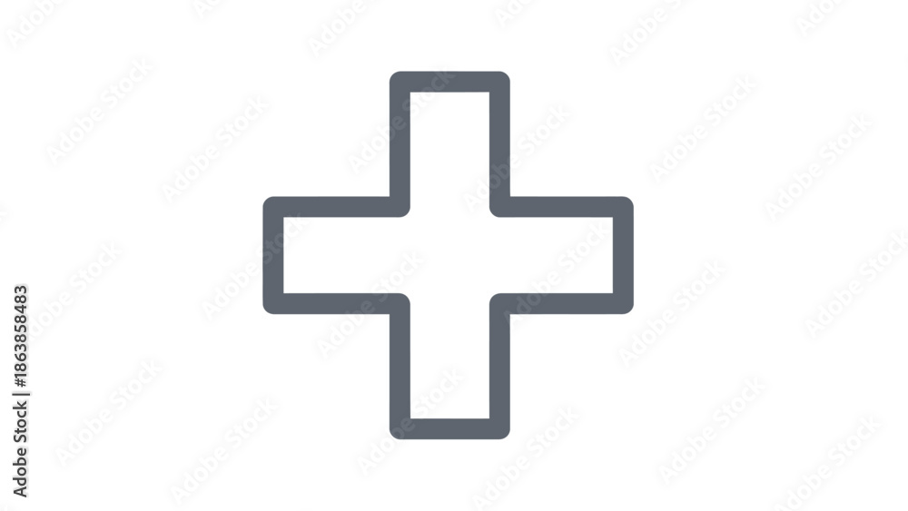 Fototapeta premium Illustration of a blue spinning top toy in motion with shadow.