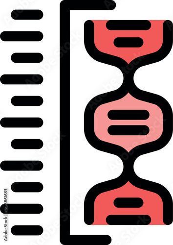 Dna sequencing analyzing genetic information by measuring dna strands for medical or scientific research