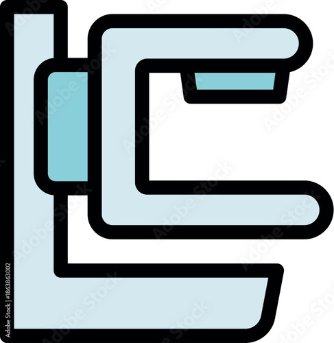 Scanner capturing detailed images for medical diagnosis, utilizing advanced technology for precise examination