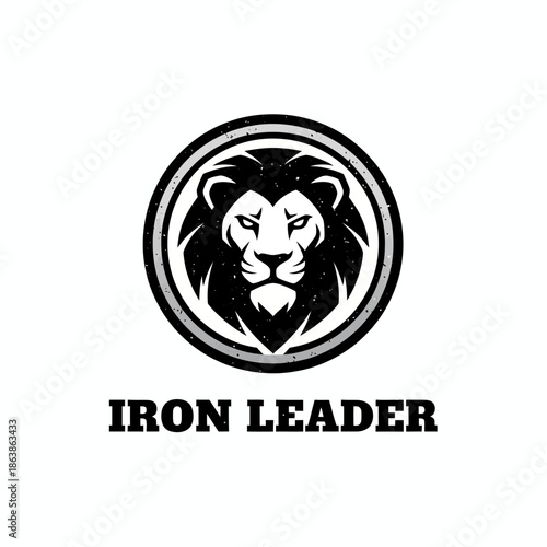 Iron Leader Lion Badge Logo