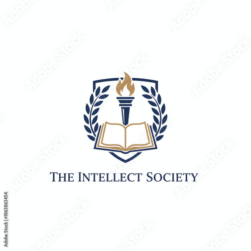 The Intellect Society Academic Shield Logo