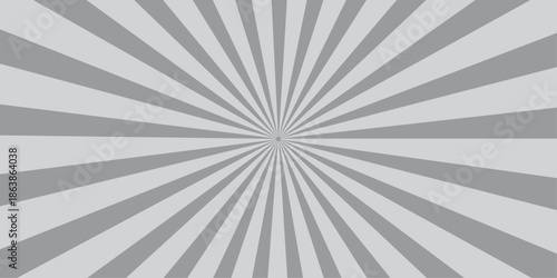 Vintage blue radial sunburst wallpaper featuring a grunge texture and abstract starburst rays in a retro vector illustration design