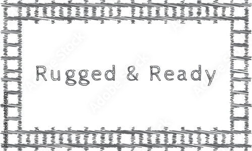 Rugged and Ready chain border