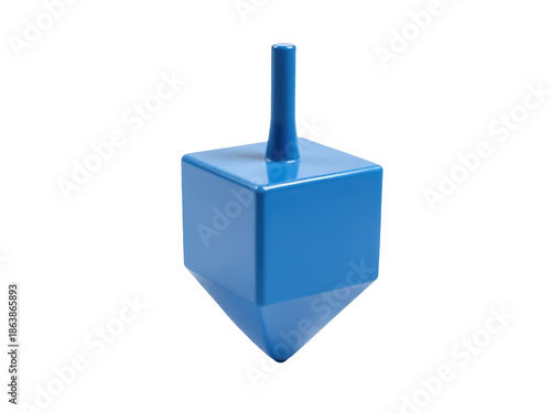 Wallpaper Mural A single blue dreife against a plain white background Torontodigital.ca