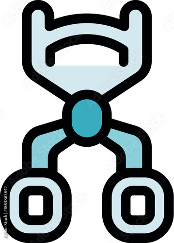 Rubber dam clamp isolating tooth, essential tool for dental procedures ensuring dry field, providing optimal visibility and patient safety