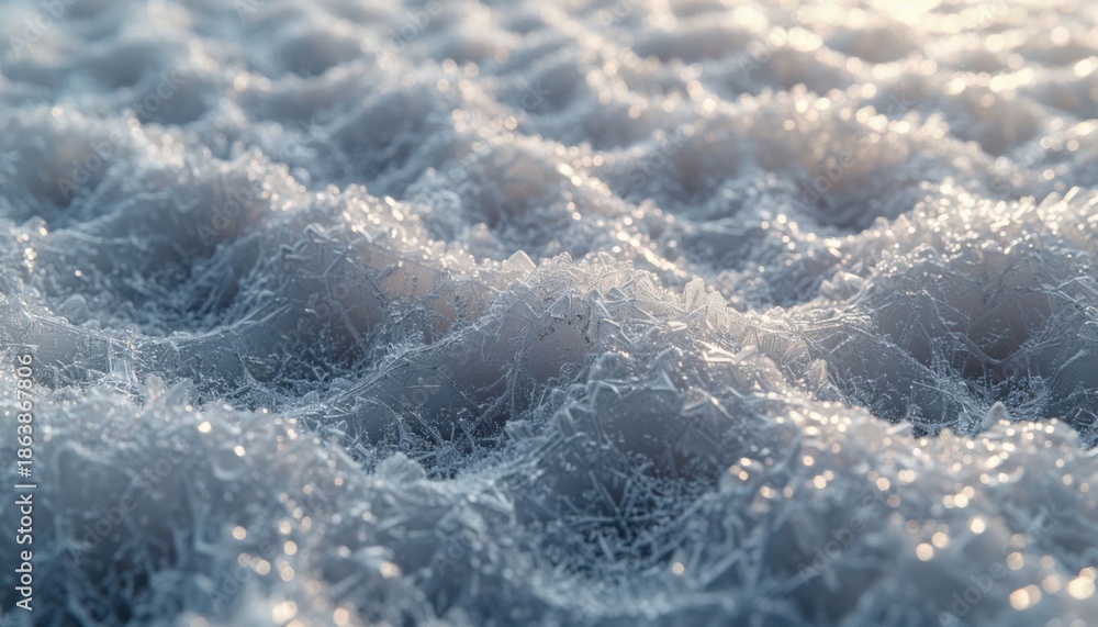 Fototapeta premium Frosty Snow Texture