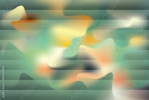 Soft abstract background with calming green, teal, and warm yellow gradients blended into smooth organic shapes, perfect for modern creative and commercial use.