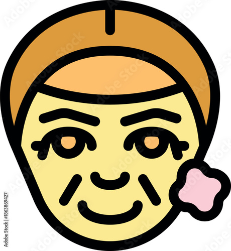 Senior woman applying makeup, highlighting the importance of self care and beauty routines for the elderly