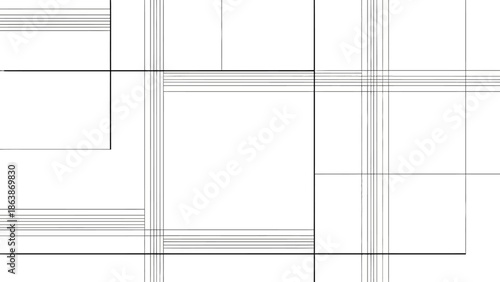 Abstract geometric lines and grayscale grids for modern graphic layouts.