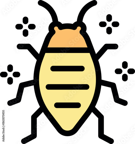 Cleanliness and hygiene issues are highlighted by a cockroach infestation, emphasizing the need for pest control