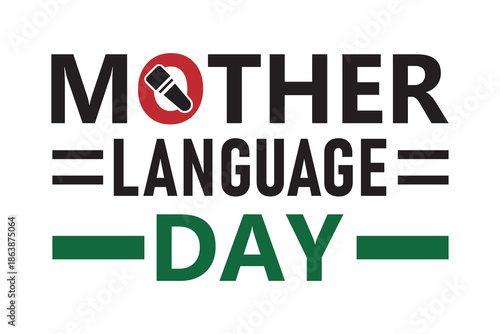 A graphic illustration featuring typography and a microphone icon for the International Moth celebration