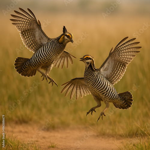 wild boomer geese in flight