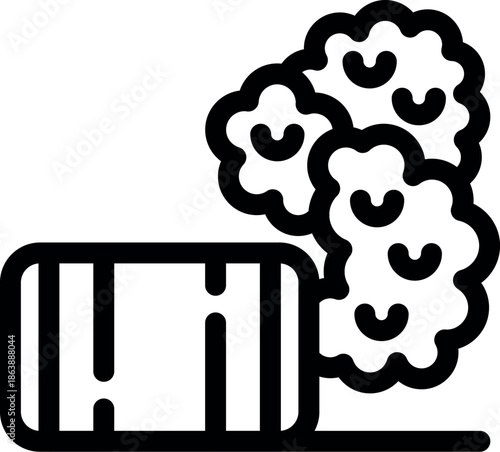 Toxic smoke is coming out of an industrial pipe, polluting the environment