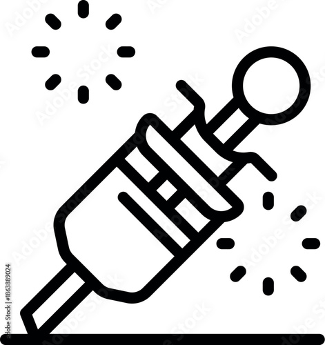 Damaged car shock absorber emitting vibrations, leading to discomfort and reduced vehicle control