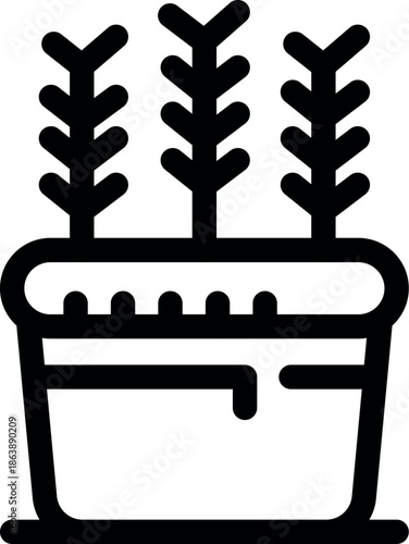 Potted plants symbolize growth, nature, and the nurturing aspect of gardening