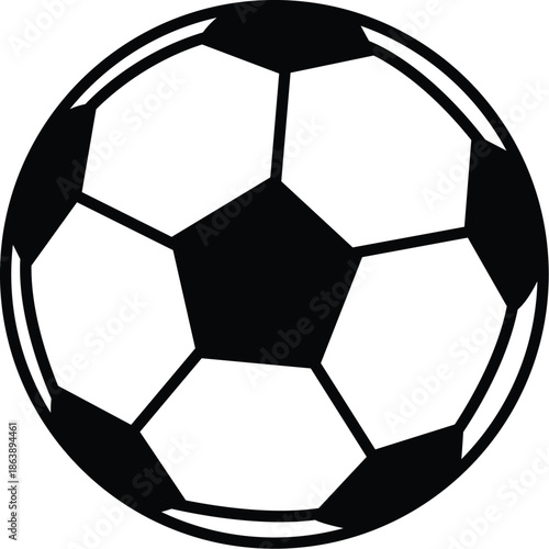 football soccer ball vector 