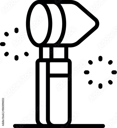 Dental polishing tool emitting cleaning particles, enhancing teeth whitening and promoting oral hygiene