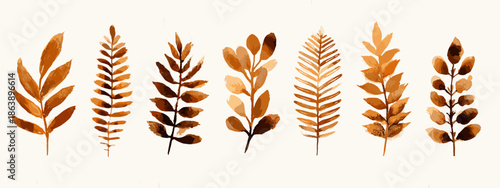 orange abstract watercolor background