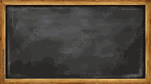 blackboard with chalk vector illustartion