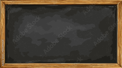 blackboard with chalk vector illustartion
