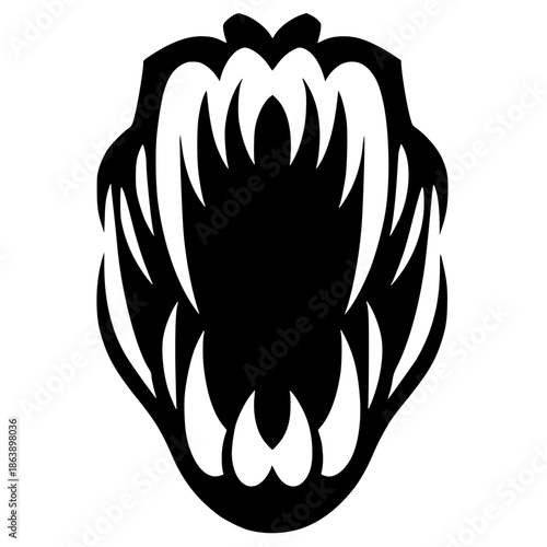 Devil's claw silhouette