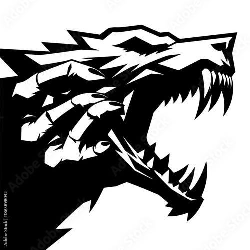 Devil's claw silhouette