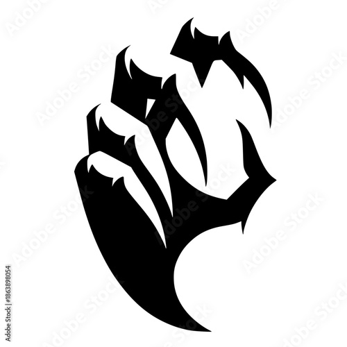 Devil's claw silhouette