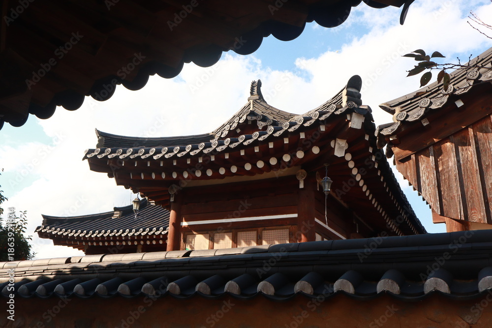 Fototapeta premium korea traditional house