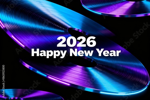 2026 Happy New Year Vinyl Records