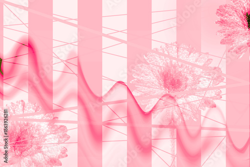 Soft abstract floral collage in pink tones with flowing shapes and gentle rhythm. Perfect for modern background design, social media posts, beauty branding, creative posters, lifestyle visuals