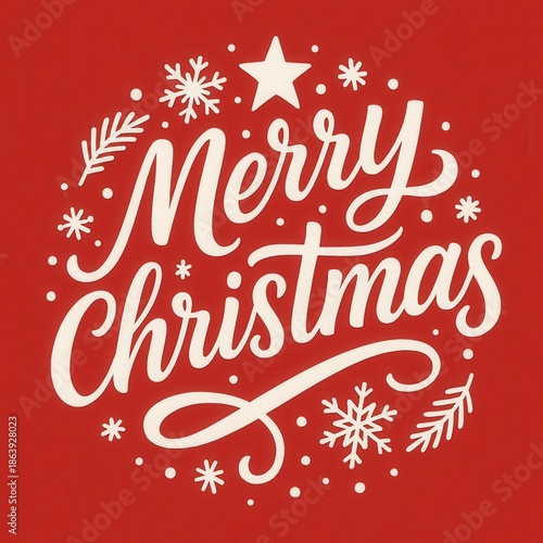 Merry Christmas script poster