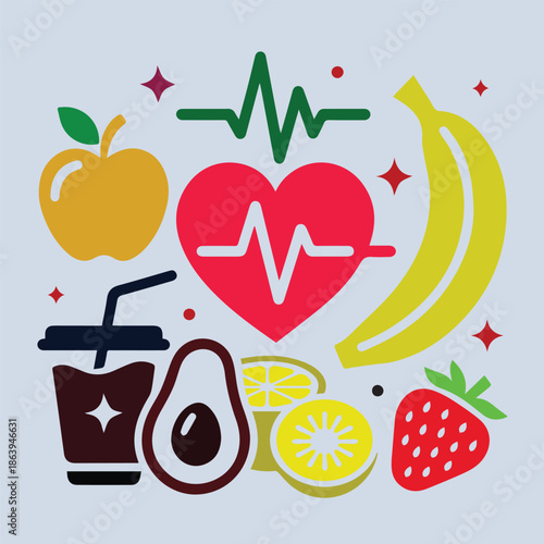 set of medical icons