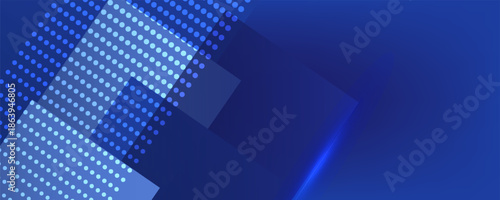 Abstract Presentation Blue Background. Vector Illustrations for Background, Brochures, Social Media Cover, Posters and Banners