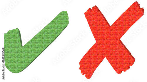 check mark and cross transparent, tick