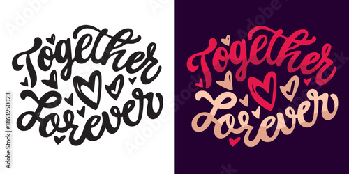 Valentine's Day core. Hand drawn doodle lettering quote about Love. Lettering for t-shirt design, mug print, bag print, clothes fashion. 100% hand drawn vector image.