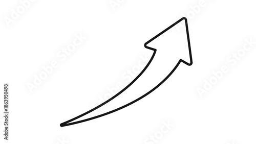 Simple black arrow pointing upwards