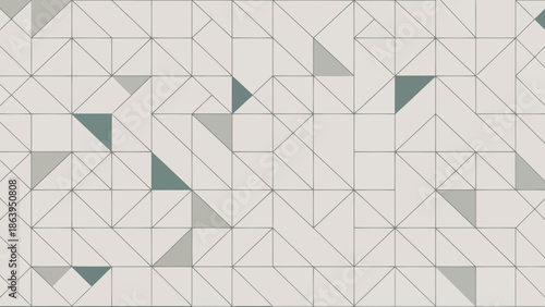 Geometric pattern with triangles in various shades of gray