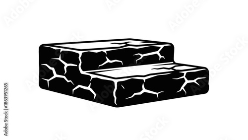 white chocolate isolated on white