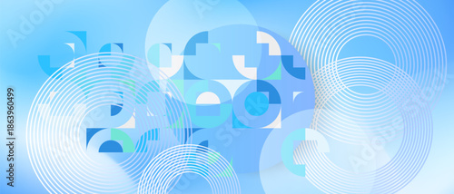 幾何学 抽象 ストライプ ライン サークル 背景