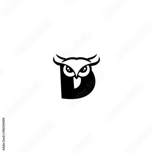 Minimal Owl head blending wit...