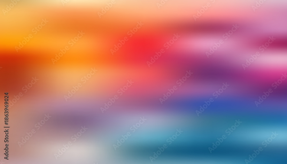 Obraz premium Vibrant colorful abstract background with smooth gradient