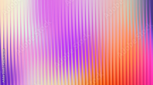 Vibrant gradient vertical lines background with dynamic purple and orange hues