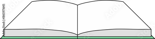 open book vector