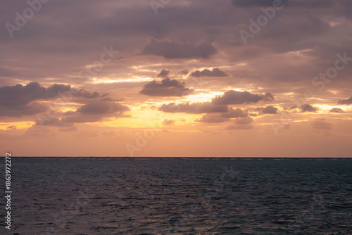 sunrise over the sea