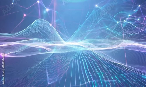 abstract blue background with lines