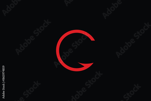 Minimal Fishhook Logo Design for Fishing, Marine, Outdoor and Nautical Brand Identity