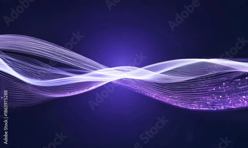 abstract background with blue waves