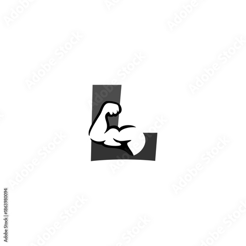 Strong muscular hand shape Le...