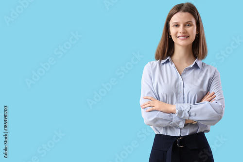 Beautiful young businesswom...