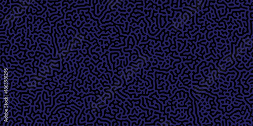 Turing reaction diffusion monochrome seamless pattern with chaotic motion . Natural seamless line pattern. Reaction-diffusion or truing pattern formation. abstract truing organic	
